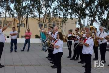 Procesión de Santa Agueda y la Virgen de Lourdes en Telde (Foto Francisco Javier Santana)